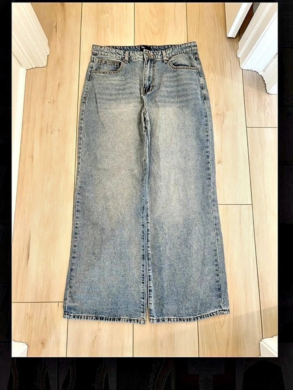 EPTM Y2K baggy The Perfect Example Light Wash Wide Leg denim skater grunge Jeans